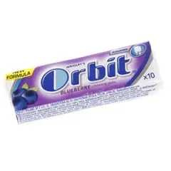 Košļ.gumija Orbit Blueberry 14g