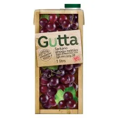 Nektārs GUTTA sarkano vīnogu 1L
