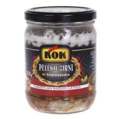 Pelēkie zirņi ar kūpinājumu 500g, KOK