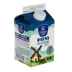 Piens LIMBAŽU PIENS 2.5% 0.5L