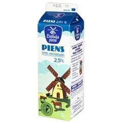 Piens LIMBAŽU PIENS 2,5% 1L