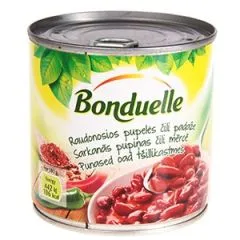 Pupiņas čili mērcē 490g (430g), Bonduelle