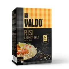 Rīsi VALDO BASMATI GOLD tvaicēti 4x125g