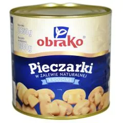 Marinēti šampinjoni Obrako 530g/315g