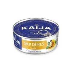 Atlantijas sardīnes eļļā 240g (144g), Kaija
