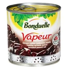 Sarkanās pupiņas tvaicētas "Vapeur" Bonduelle, 367g