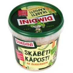 Skābēti kāposti ar burkāniem  650g