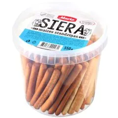 Maizes standziņas MARIO siera, 550g