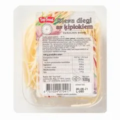 TOP FOOD Siera diegi ar ķiplokiem 100g