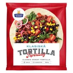 Tortilja Klasiskā kviešu LATVIJAS MAIZNIEKS 360g