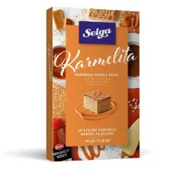 Vafeļu torte Karmelita 350g, Selga