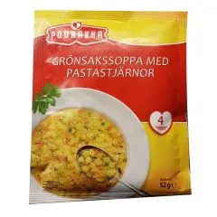 Dārzeņu zupa PODRAVKA ar nūdelēm 52g