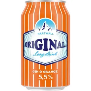 Alk. kokt. Hartwall Original Orange 5.5% 0.33l CAN