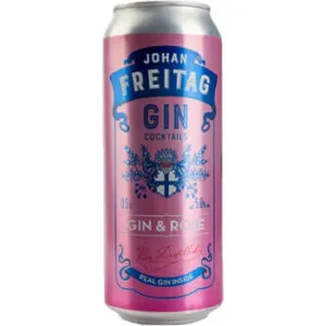 Alk.kokt.JOH.FREITAG GIN&ROSE 5% 0,5L D