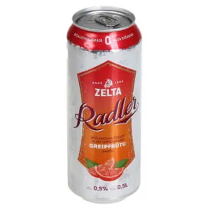 Alus bezalk. Zelta Radler grapefruit 0.5l can