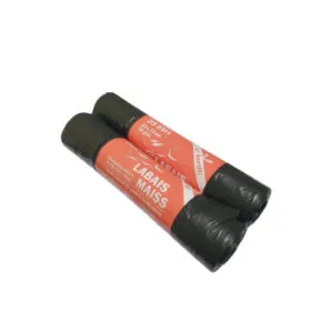 Atkritumu maisi LABAIS MAISS LDPE, aizvelkami, 35l, melni, 52x72cm, 33mk, 10gab