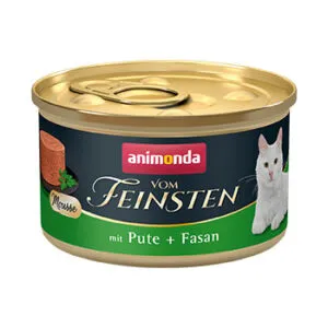 Pastēte kaķiem ANIMONDA Mousse, tītars ar fazānu, 85g