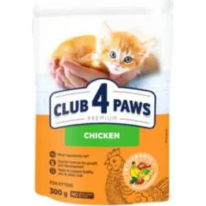 Barība kaķiem ar vistas gaļu Club4Paw 300g