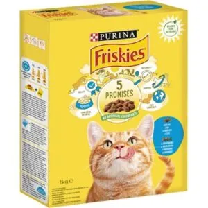 Sausā barība kaķiem FRISKIES, liellops un vista, 1kg