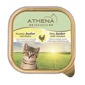 BARĪBA KAĶIEM KONS.ATHENA JUNIOR AR MĀJPUTNU GAĻU 100G