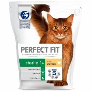 Sausā barība kaķiem PERFECT FIT dry Sterile Chicken 750g