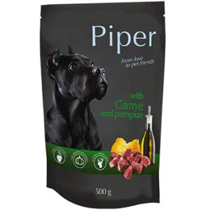 Konservi suņiem PIPER medījums, ķirbis, 500g