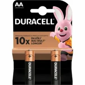 Baterijas DURACELL AA, LR6, 2 gab.