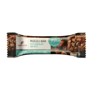 Musli batoniņš HERKULESS ar piena šokolādi un riekstiem, 25g