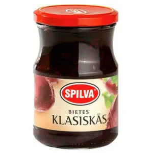 Marinētas bietes klasiskās 570g (330g), Spilva