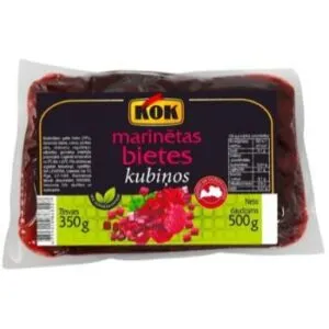 Bietes  marinētas kubiņos Kok 500g