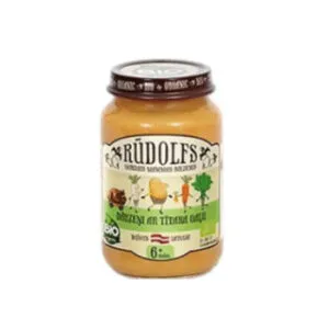 Biezenis RŪDOLFS BIO Dārzeņi ar tītara gaļu, no 6 mēn., 190g