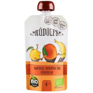 Biezenis RŪDOLFS BIO mango-banānu- cidoniju  4+ 110g