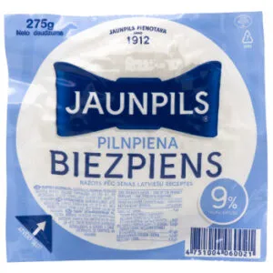 Pilnpiena biezpiens Jaunpils 9% 275g