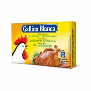 Vistas buljons ar dillēm un pētersīļiem GALLINA BLANCA, 8x10g