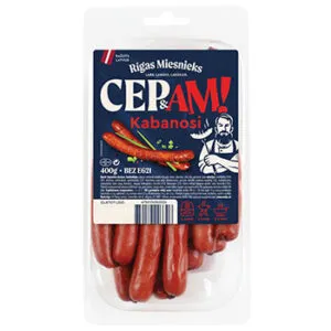 CEPAMDESAS RĪGAS MIESNIEKS KABANOSI 400G