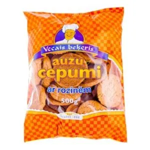 Auzu cepumi ar rozīnēm 500g, Vecais Beķeris