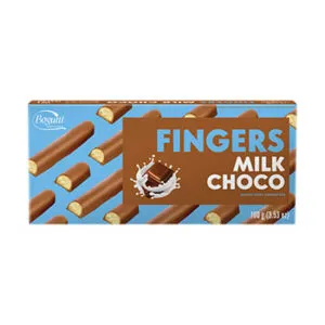 Cepumi Bogutti Fingers vaniļas ar piena pārkl. 100g