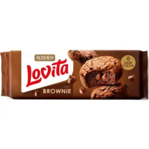 Cepumi Lovita ar kakao Brownie Roshen Lovita 152g
