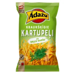 Kraukšķīgie kartupeļi ar diļļu garšu Ādažu 100g