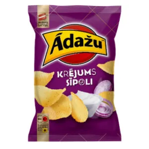 Čipsi ĀDAŽU ar šašlika un grauzdētu sīpolu garšu 130g
