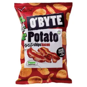 O'BYTE Kartupeļu čipsi ar bekona garšu 90g