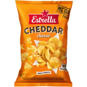 ČIPSI ESTRELLA ČEDARAS SIERA GARŠU 250G