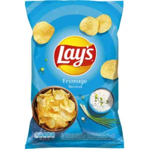 Čipsi Lay’s ar krējuma un zaļo lociņu 200g