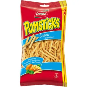 Kartupeļu salmiņi LORENZ Pomsticks, sālīti, 100g