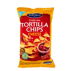 Čipsi kukurūzas Santa Maria ar sieru 185g