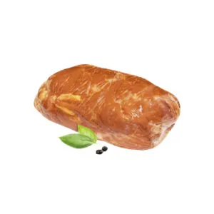 Cūkgaļa kūpināta Ēd garšīgi sver.