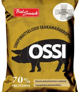 Cūku ādiņas ar sinepēm Ossi 40g