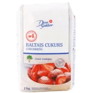 Cukurs Baltais Dansukker 1kg