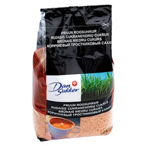 Brūnais niedru cukurs DAN SUKKER 750g