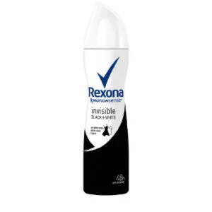 DEZODORANTS REXONA BLACK &WHITE INVISIBLE IZSMIDZ.SIEV.150ML